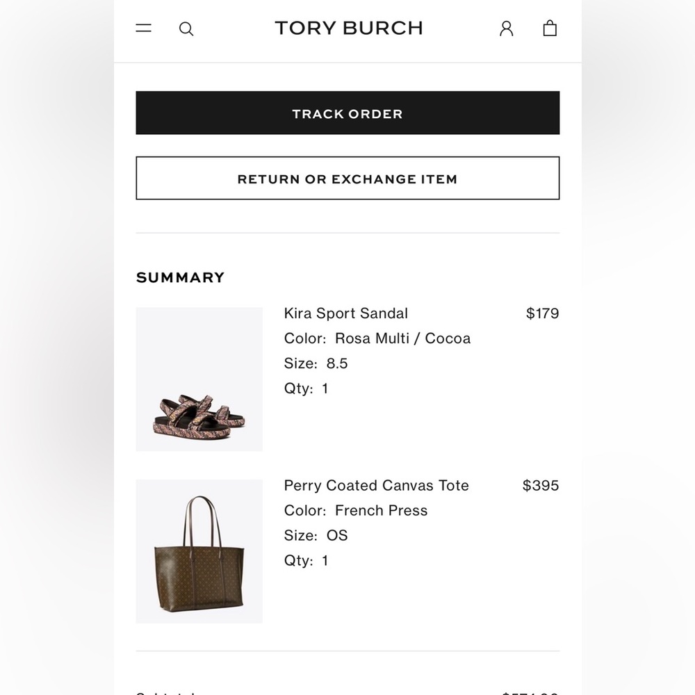Tory Burch T Monogram Coated Canvas Bundle Perry Tote & Zip Cardholder Authentic - Picture 11 of 12